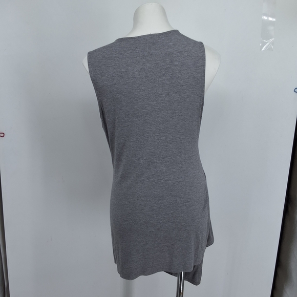 White House Black Market MediumGray Knit Dress - Picture 5 of 6